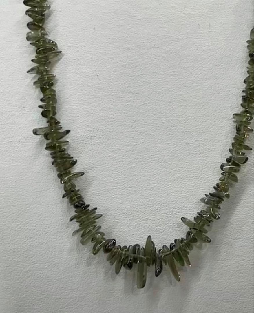 ★高品質★ モルダバイト　リビアングラス　ホワイトトパーズ　ブレスレット