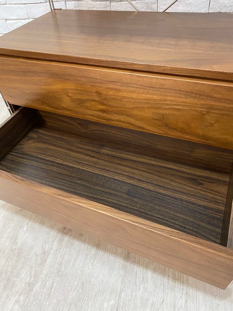 【東京都23区配送無料】無印　スチール　ユニットシェルフ　ウォルナット　棚　収納