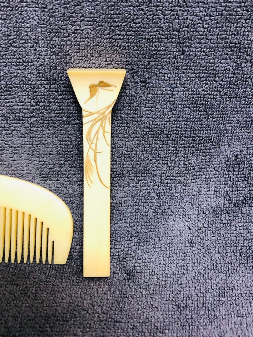 簪 かんざし　天然素材　和装小物　象嵌　簪 かんざし　アンティーク　時代物 美品