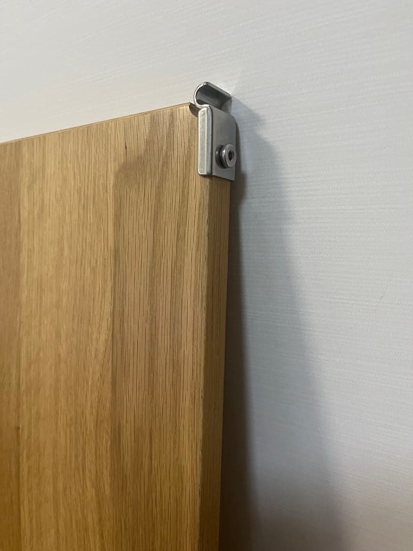 無印良品 ステンレスユニットシェルフ・追加棚・コーナータイプ／オーク材