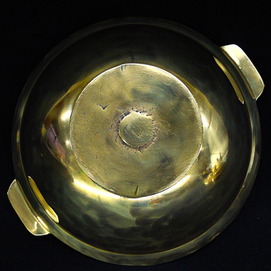 平井鋳造所 砲金鍋 水たき鍋 3.70kg 在銘 美品 化粧箱