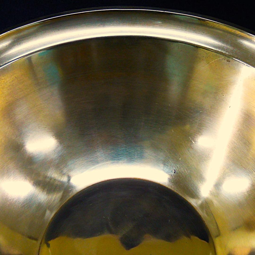 平井鋳造所 砲金鍋 水たき鍋 3.70kg 在銘 美品 化粧箱