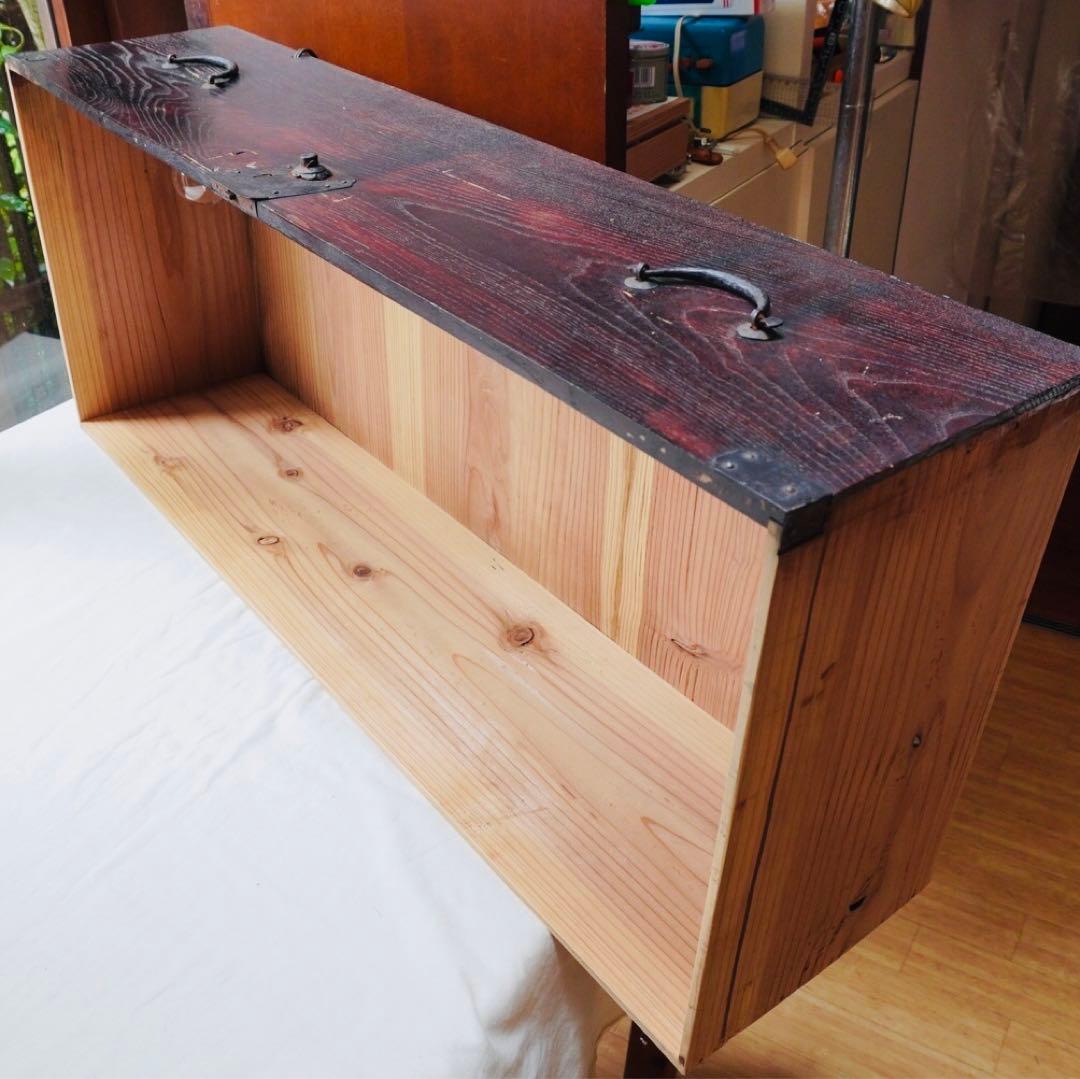 《 古民家cafeの 照明　》スタンドライトフィラメントLED 漆塗 什器