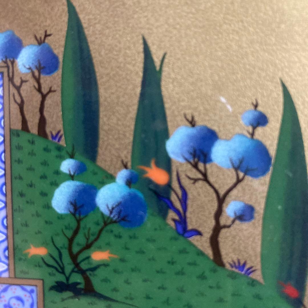 牛の絵 ETHAN ALLEN ロンドン アンティーク風 ビンテージ ETHAN ALLEN