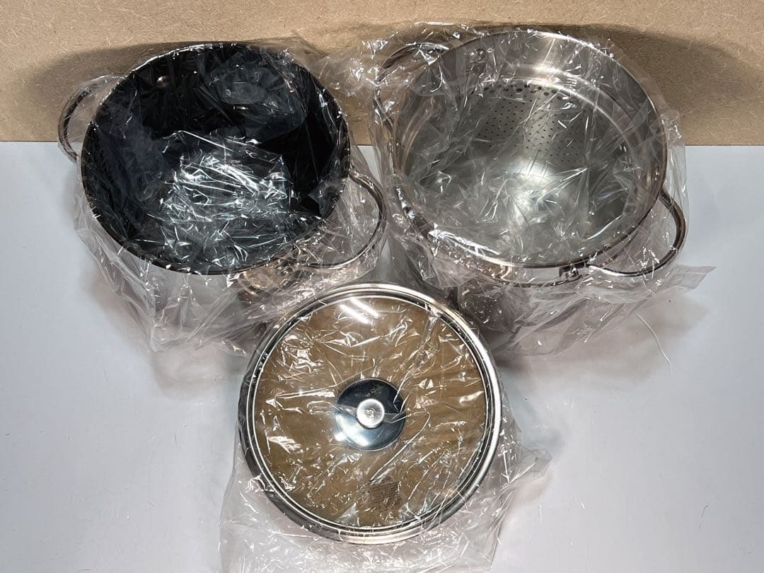 MEYER ステンレス鍋 麺'S ポット 20CM ガス IH対応 パスタセット