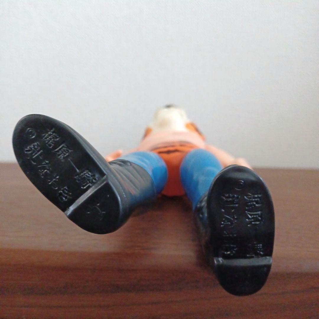 当時物 中嶋製作所 面取れマスクとマント付 希少タイガーマスク ソフビフィギュア