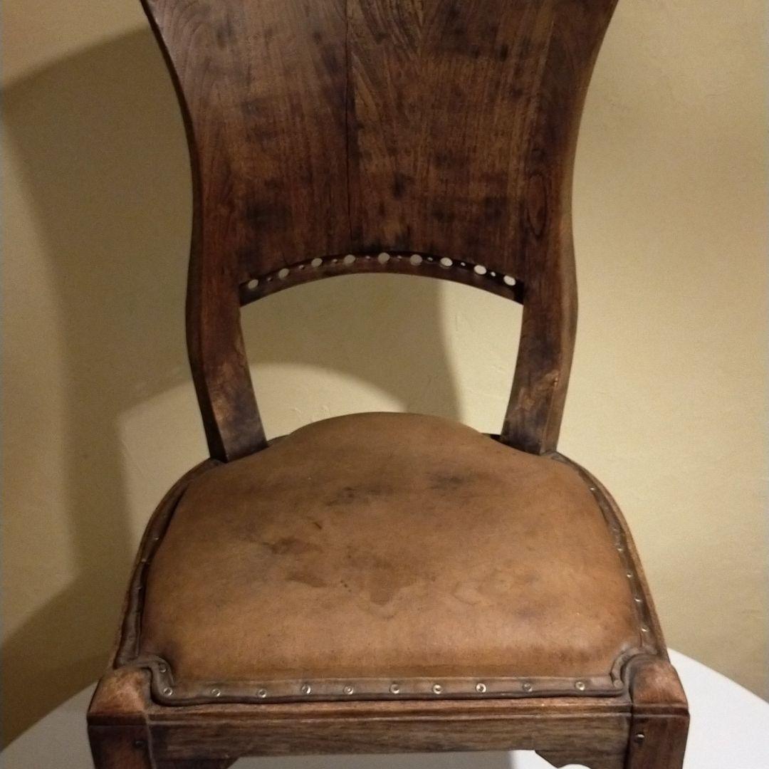 イス 椅子 レザー ダイニングチェア ロイズアンティーク halo