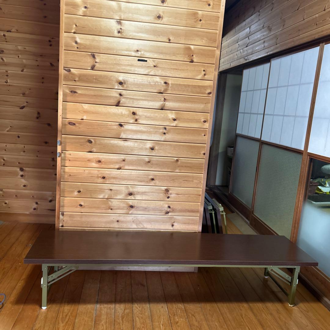 座卓折りたたみテーブル 会議用 長机 会議机 ミーティングデスク まとめ売り4台