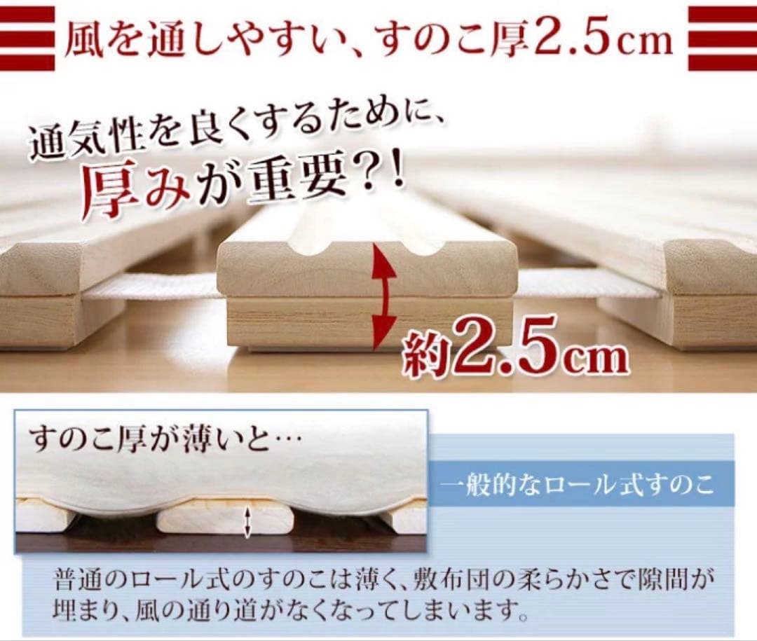 タンスのゲン　ベッド　マットレス　布団用　リブ加工　コンパクト　ロール　シングル