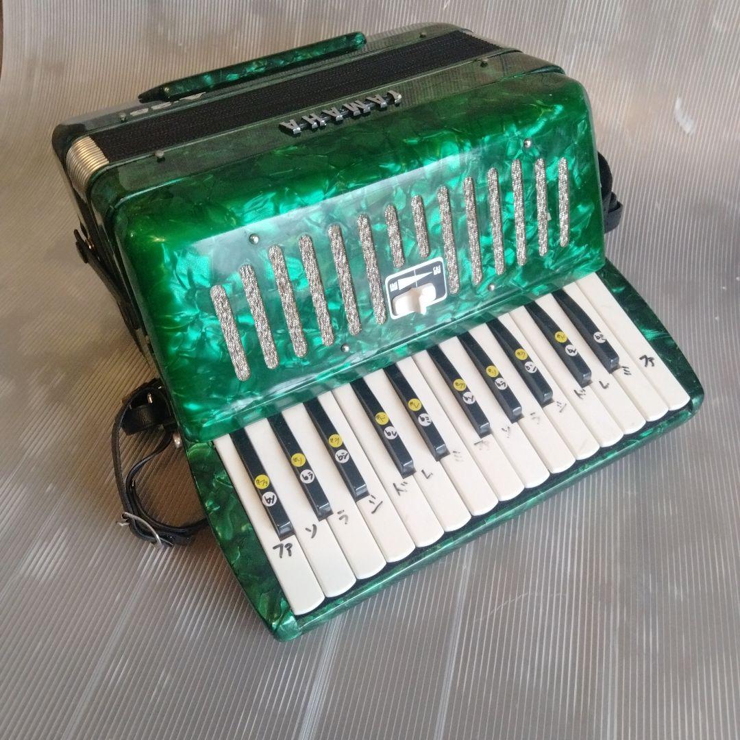 YAMAHA A-25 25鍵 アルト アコーディオン レトログリーン - メルカリ