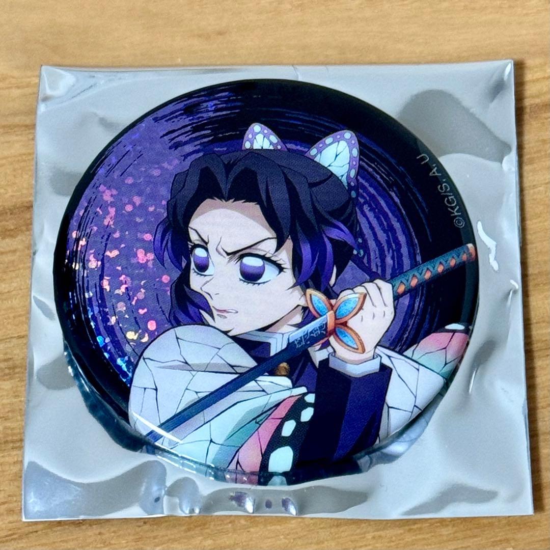 劇場版 鬼滅の刃 無限城 映画限定グッズ グリッター缶バッジ 胡蝶