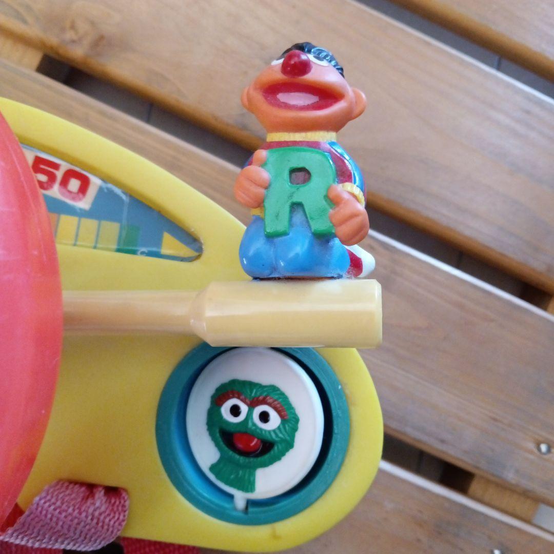 セサミストリート ハンドル 車 ツクダオリジナル 当時物 ビンテージ