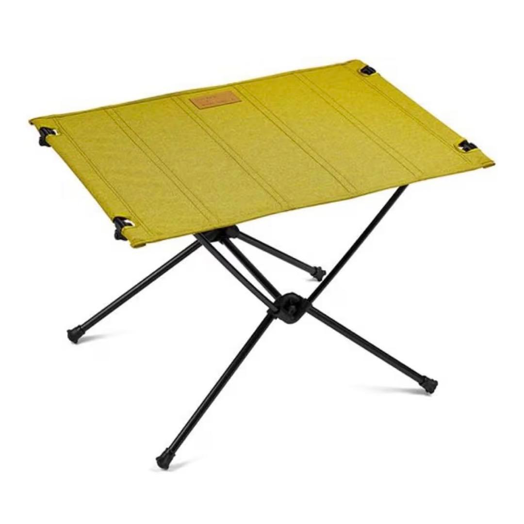 Helinox Deco & Beach アウトドアテーブル　マスタード