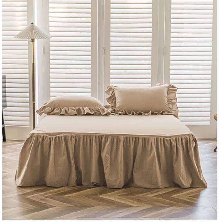 高級 寝具セット シングルカバー3点セット 綿 ダブル4点セット フリル 北欧風