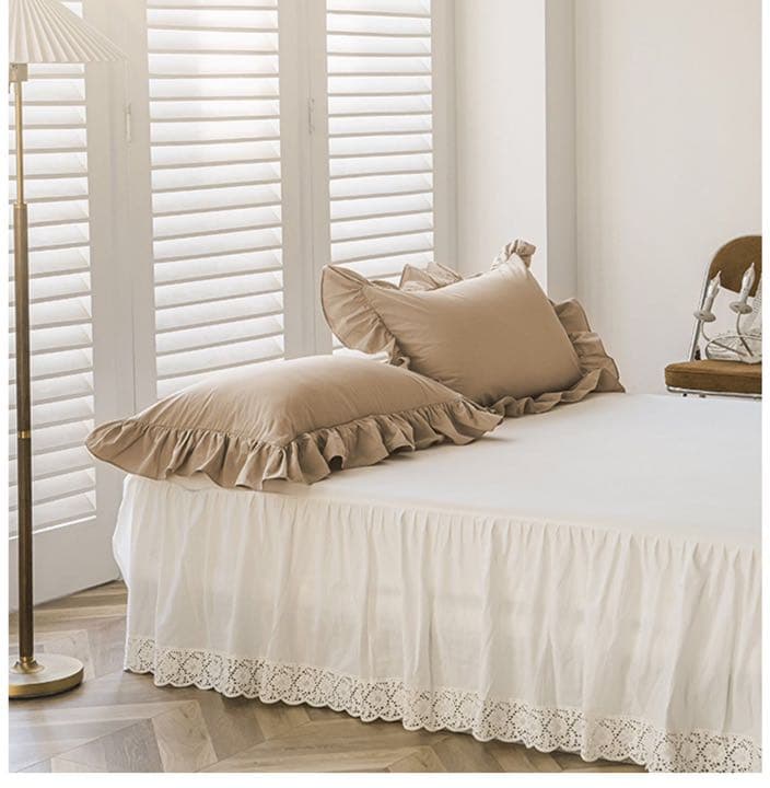 高級 寝具セット シングルカバー3点セット 綿 ダブル4点セット フリル 北欧風