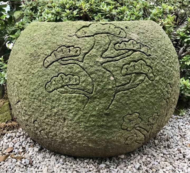 【オブジェ・飾り石・松竹梅・縁起物】造園水石飾り石ガーデニング箱庭