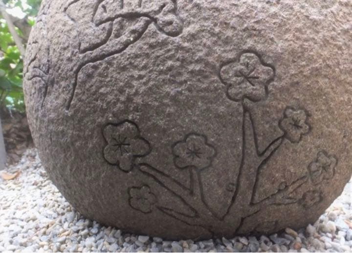 【オブジェ・飾り石・松竹梅・縁起物】造園水石飾り石ガーデニング箱庭