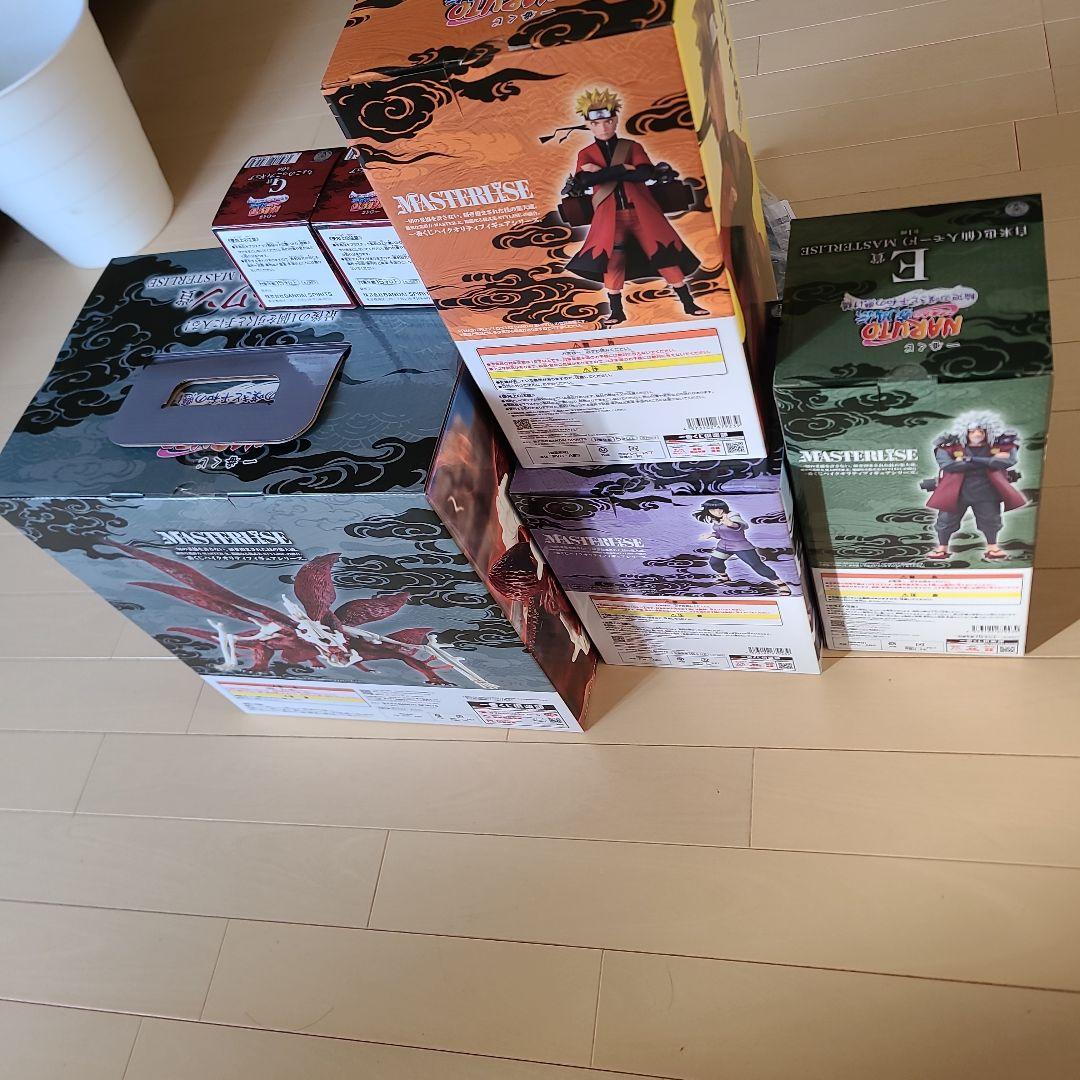 一番くじNARUTO ナルト　フィギュア　ABE賞 F賞 ラストワン 　セット