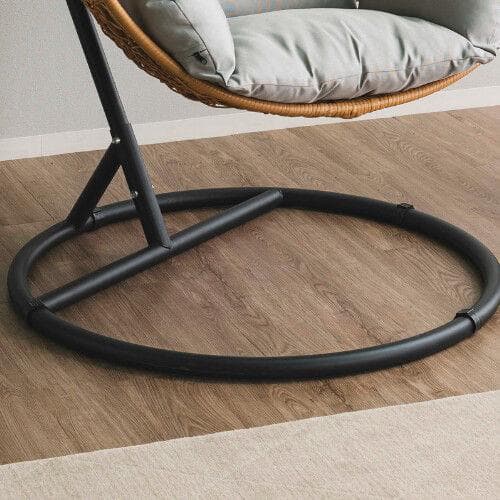 アジアンリゾート風ラタンハンギングチェア幅115 ハンモック 籐 憩い