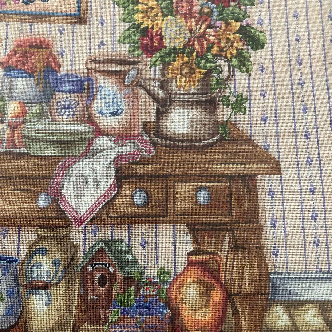 カントリー調　刺繍絵