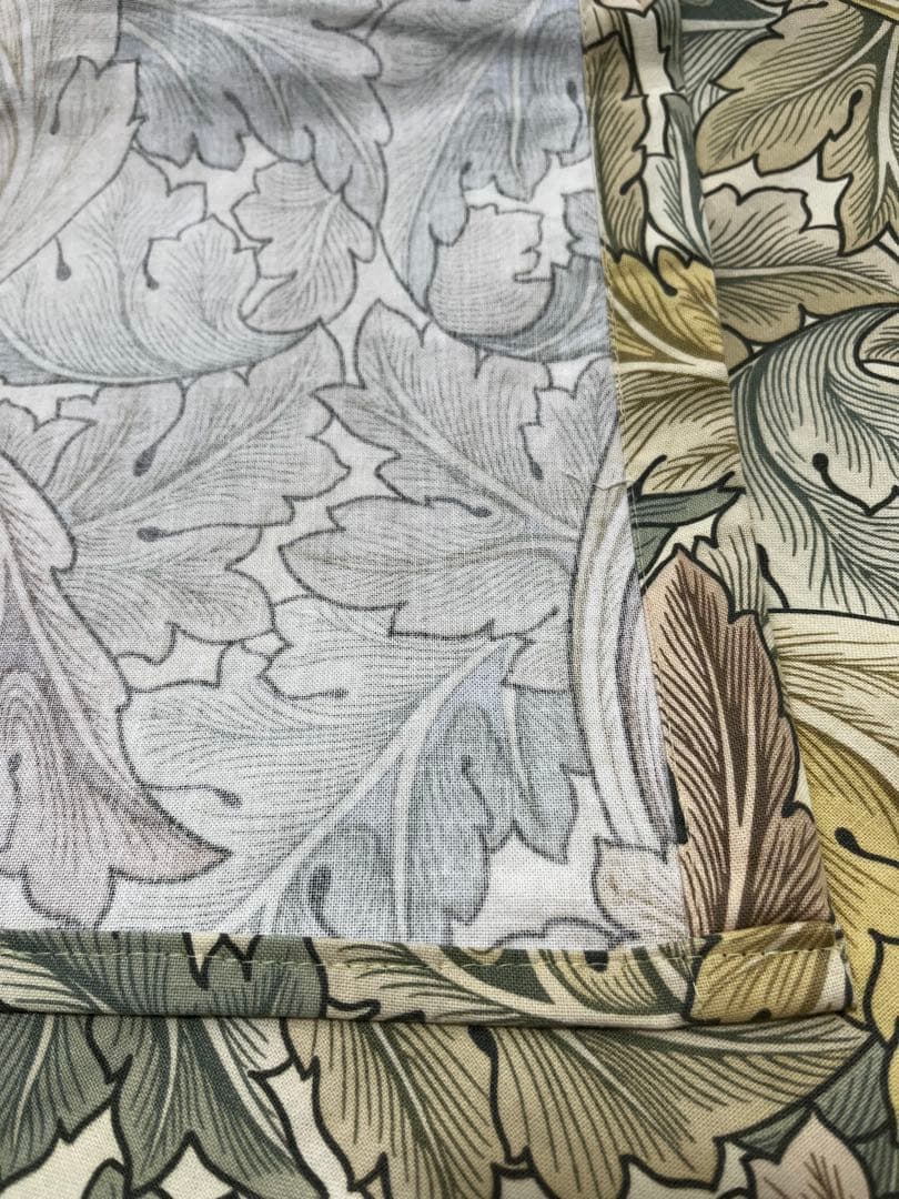 ウィリアムモリス ボタニカル柄カーテン２枚