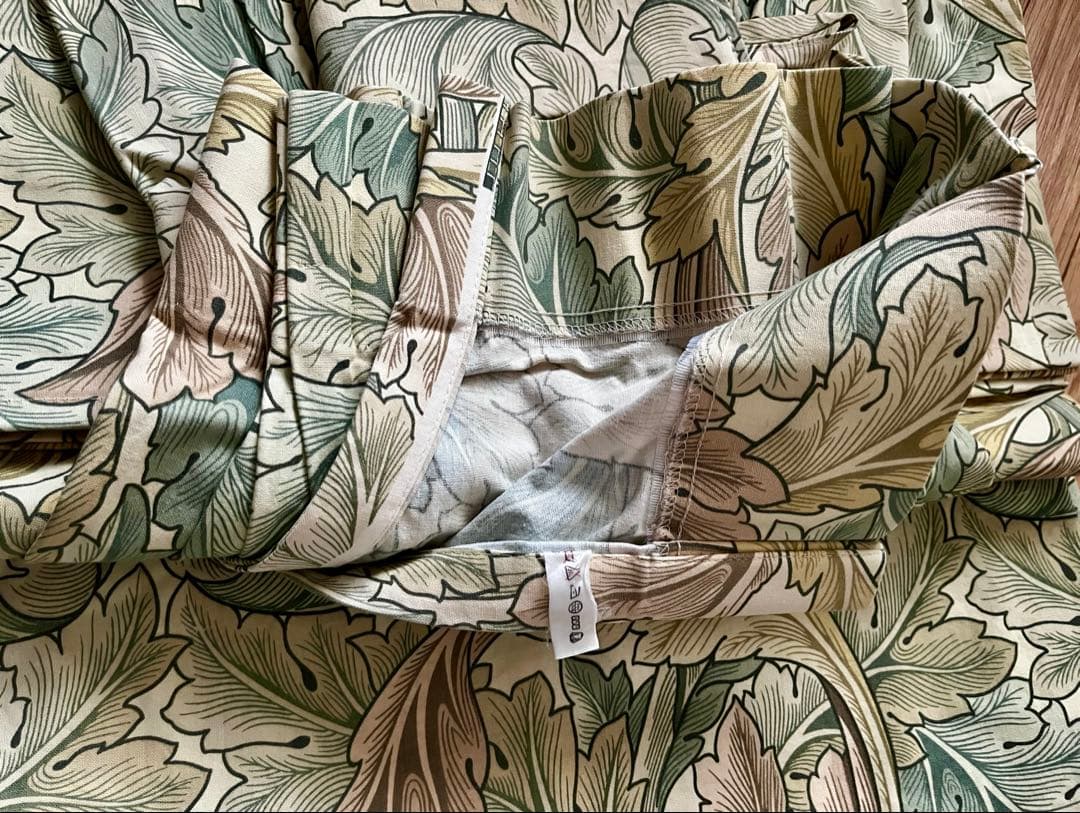 ウィリアムモリス ボタニカル柄カーテン２枚