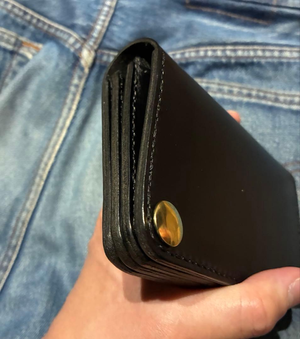 トラッカーウォレット　ミドルサイズ　イタリアンレザー　ブルガロ