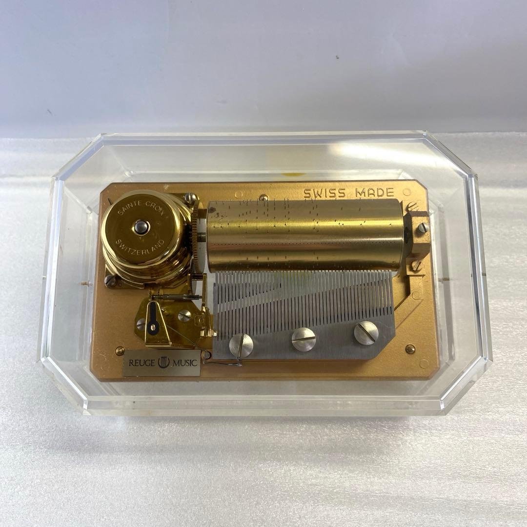 REUGE オルゴール 50弁 スイス アクリルケース