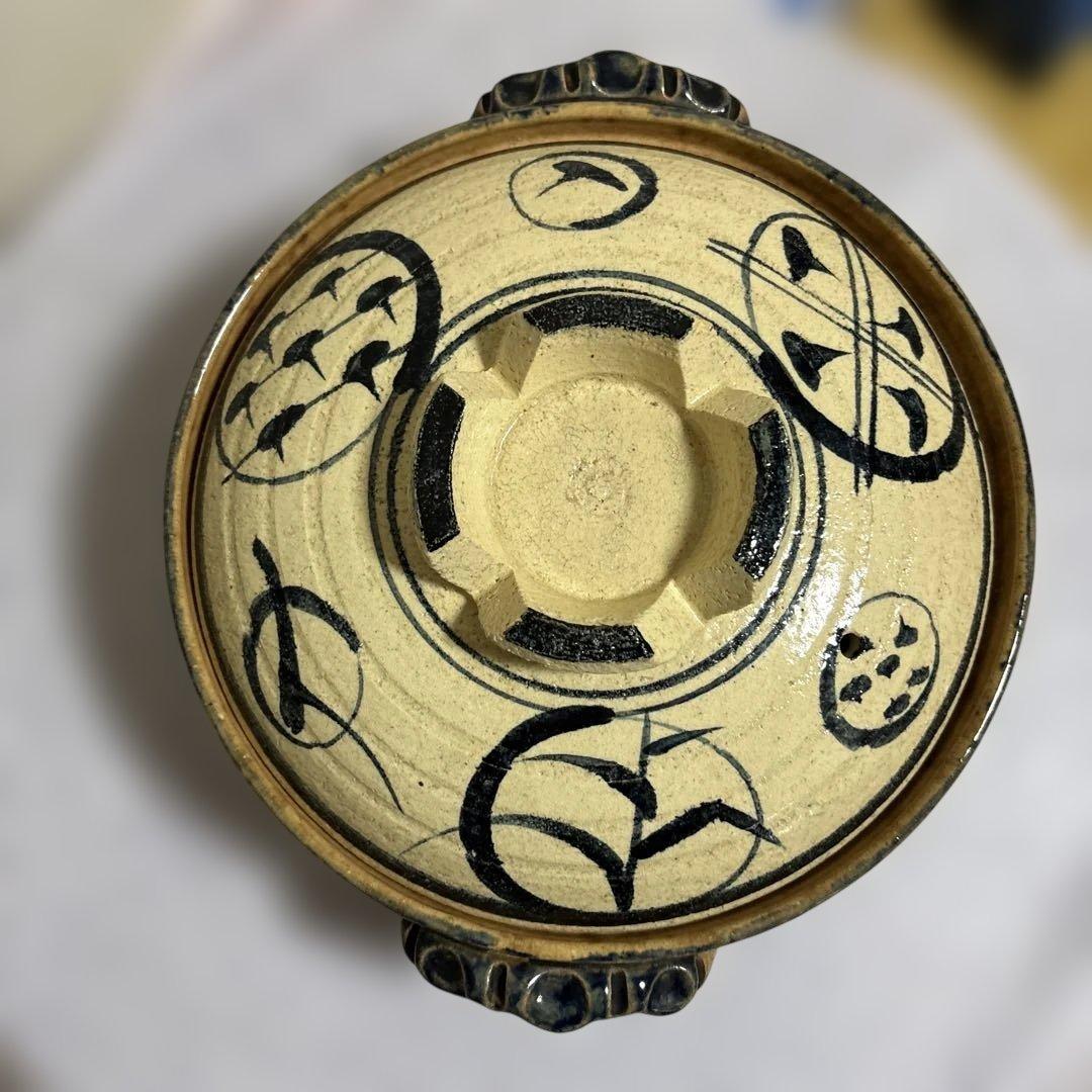 ちゃちゃ 伝統的な和柄の土鍋11号 利行　希少