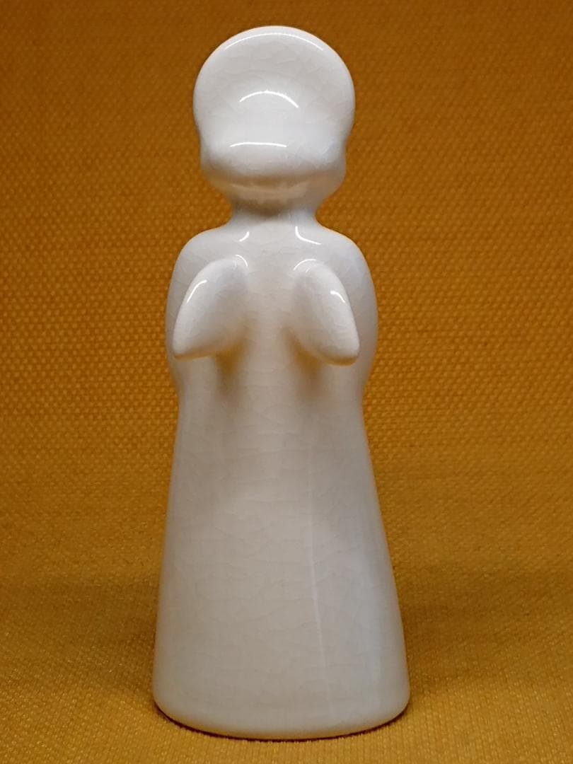 人形　天使　陶器　デンマーク　置物　インテリア　工芸品　美術品　A3308