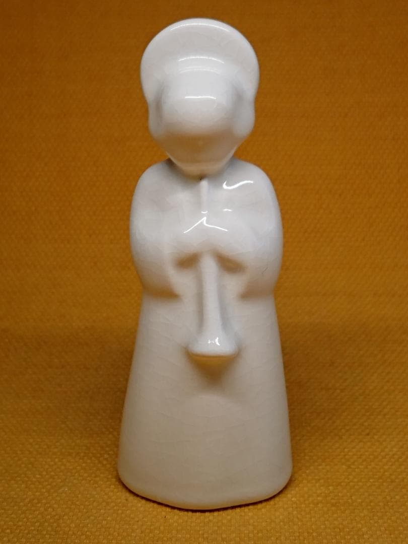 人形　天使　陶器　デンマーク　置物　インテリア　工芸品　美術品　A3308