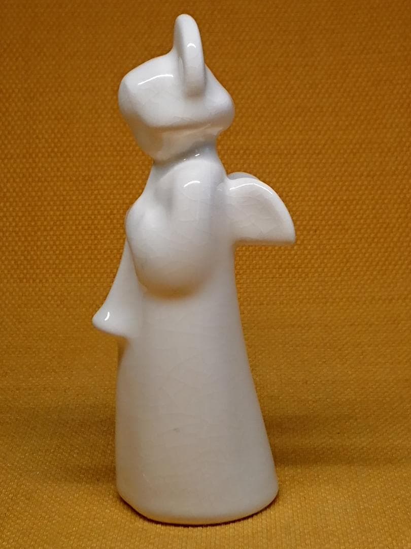人形　天使　陶器　デンマーク　置物　インテリア　工芸品　美術品　A3308