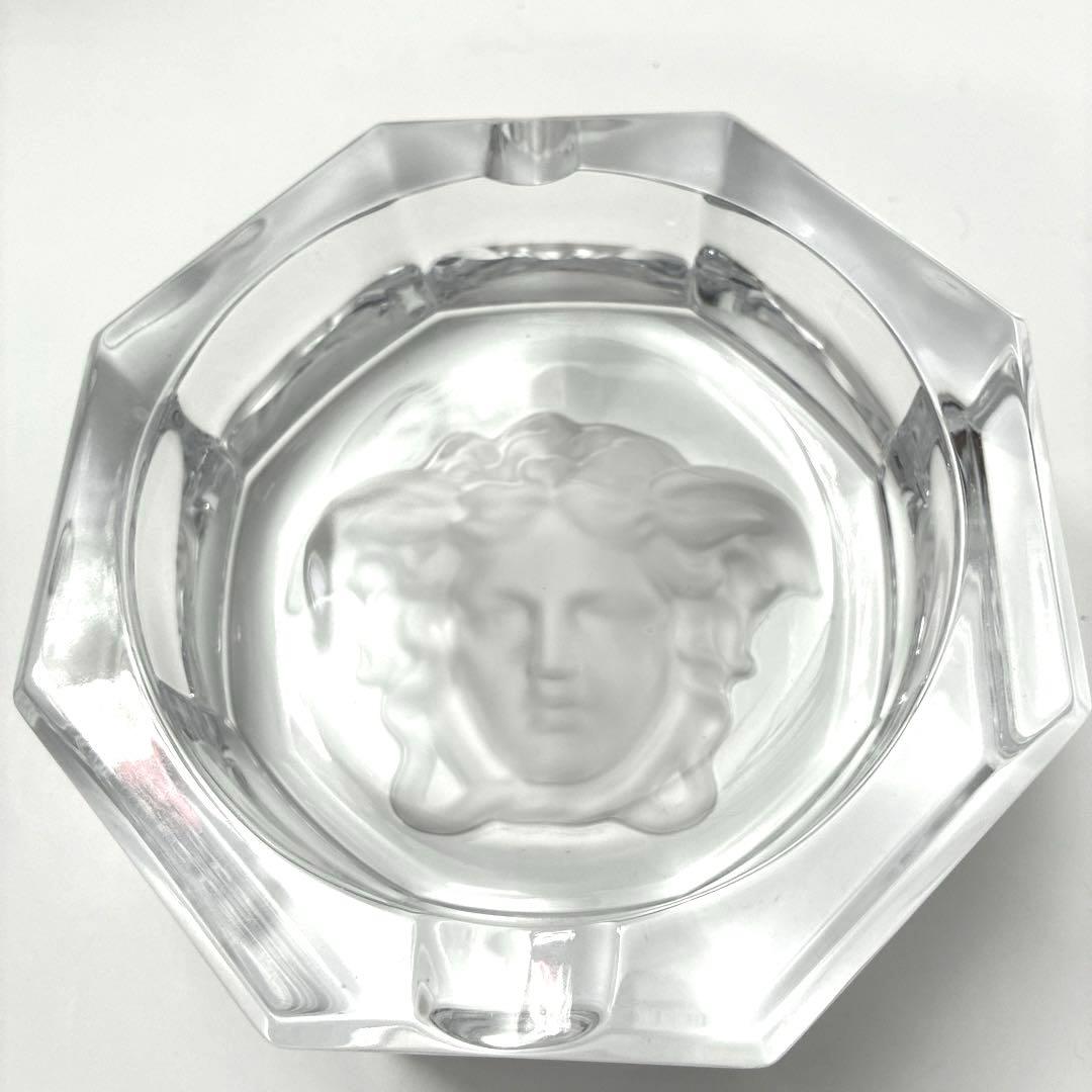 VERSACE（ヴェルサーチ） メデューサ ガラス灰皿／アッシュトレイ