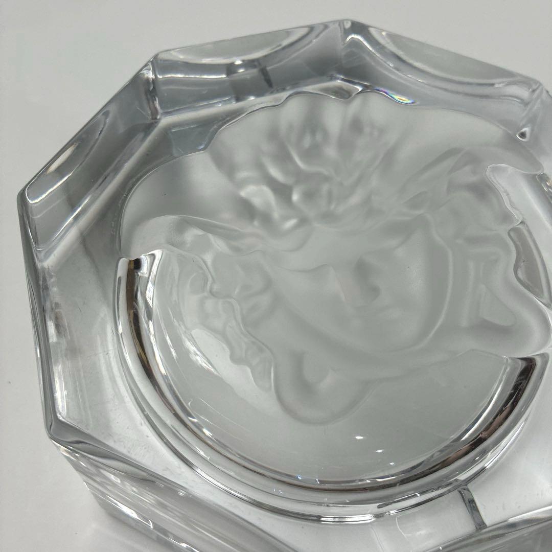 VERSACE（ヴェルサーチ） メデューサ ガラス灰皿／アッシュトレイ