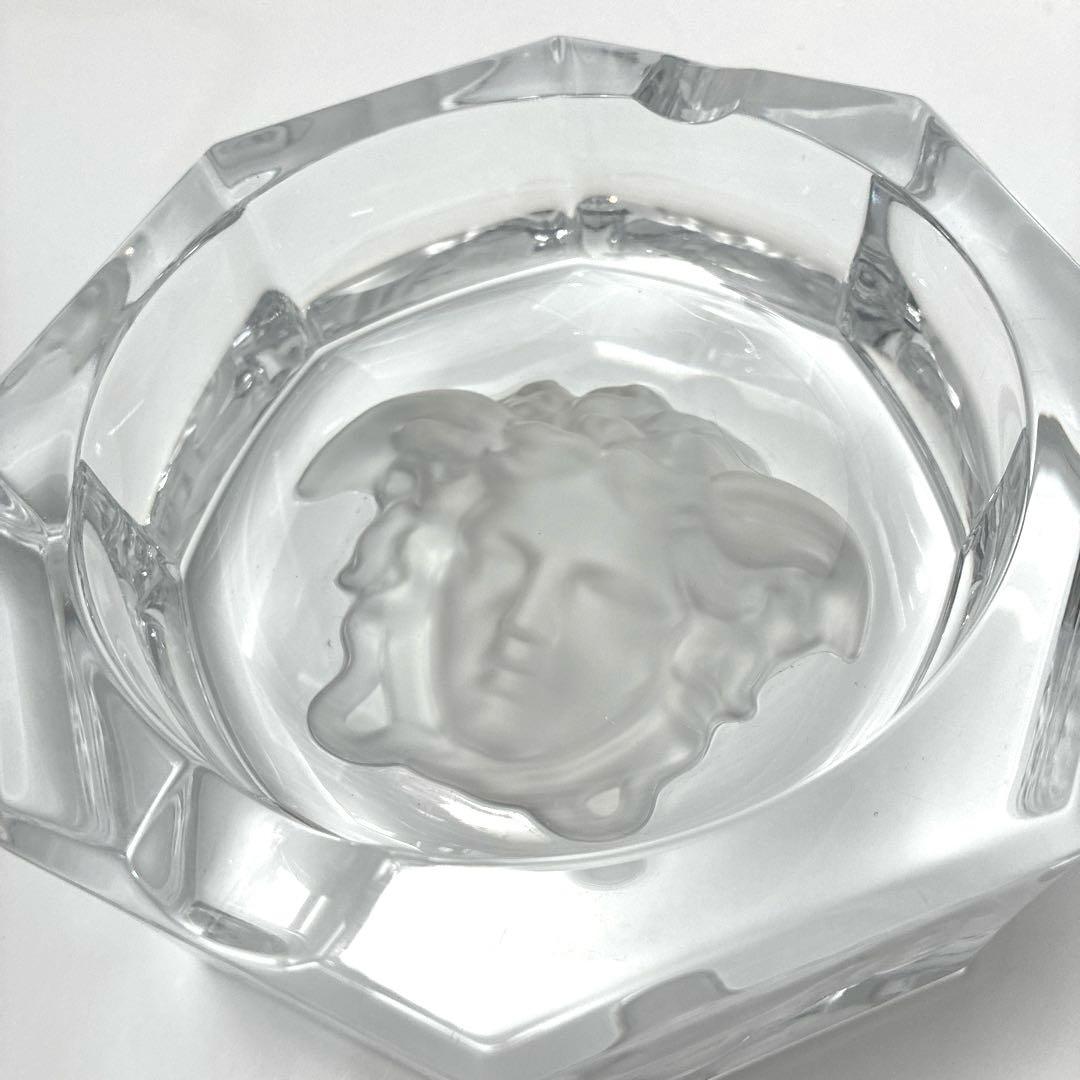 VERSACE（ヴェルサーチ） メデューサ ガラス灰皿／アッシュトレイ