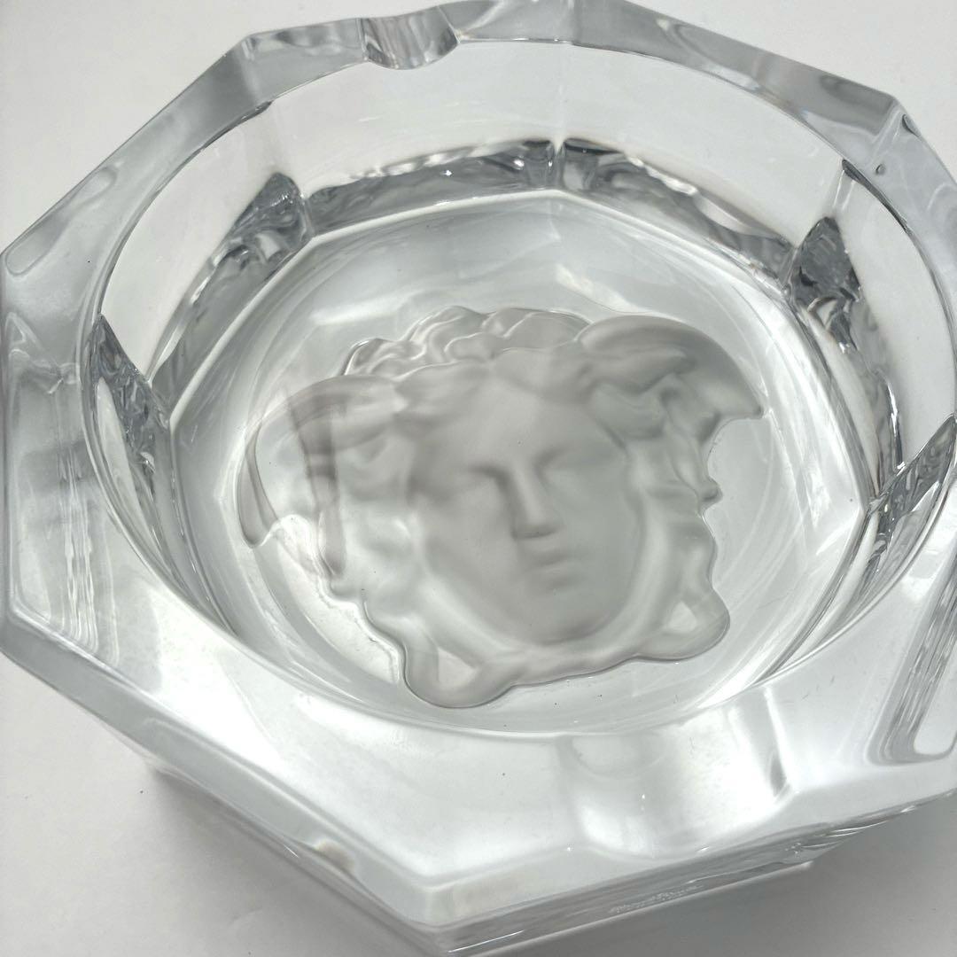 VERSACE（ヴェルサーチ） メデューサ ガラス灰皿／アッシュトレイ