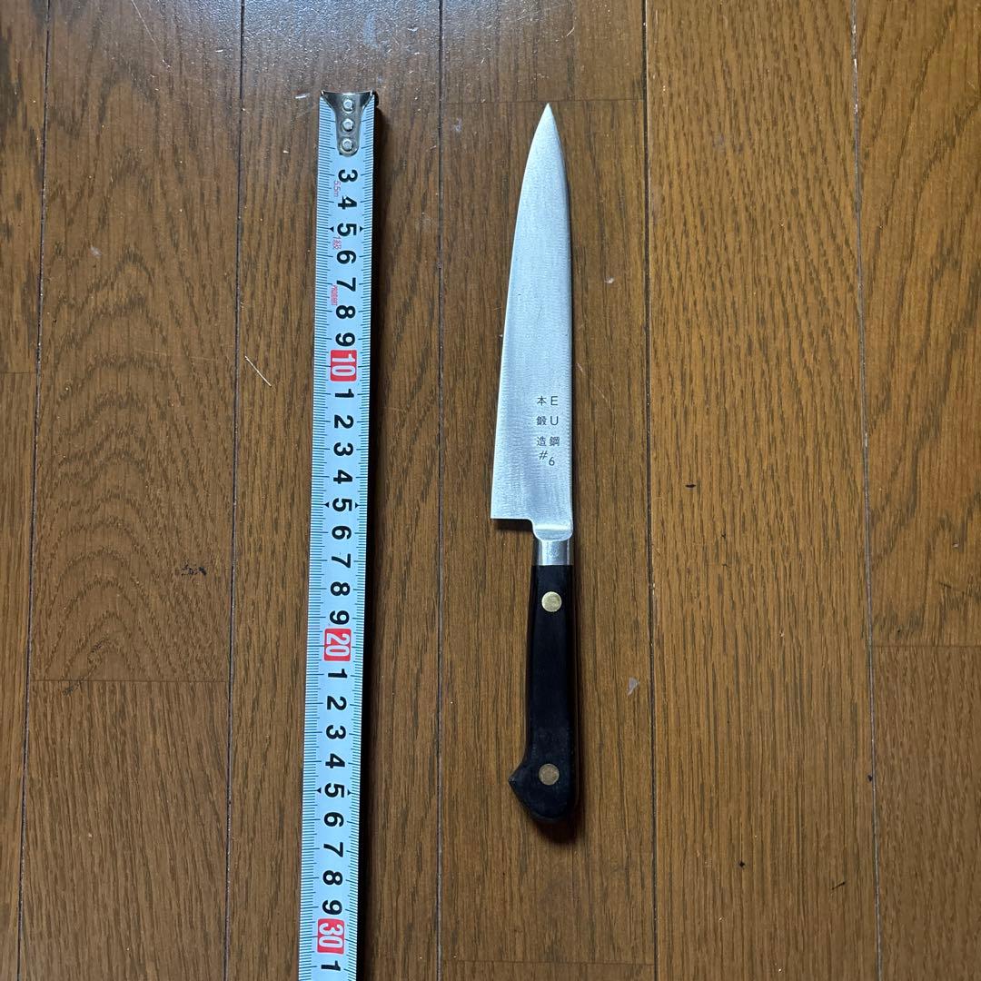 日本橋　木屋　 #6　ペティナイフ　EU鋼　本鍛造