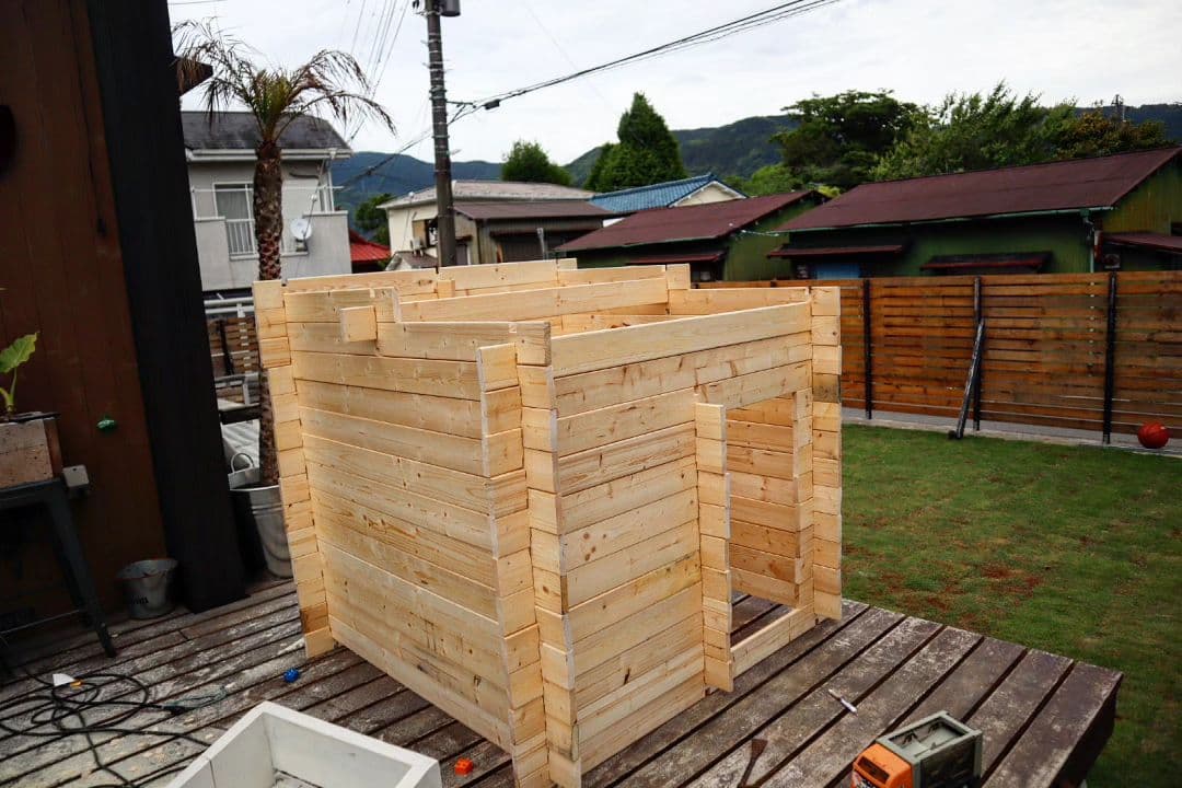 ログ積み木 積み木ログ 知育玩具 大型玩具 おもちゃ 秘密基地 ミニログハウス