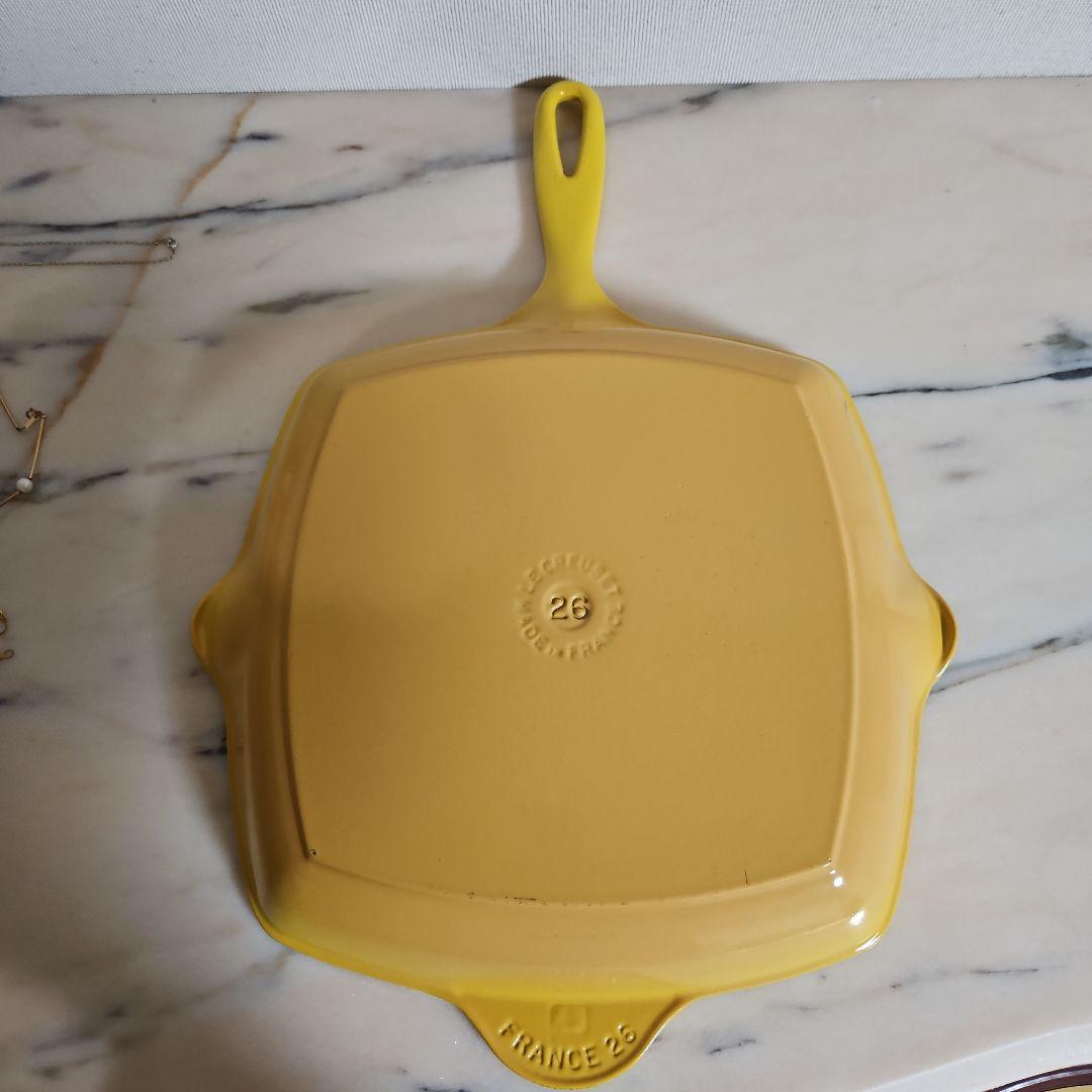Le Creuset ル・クルーゼ　グリルパン 26cm イエロー