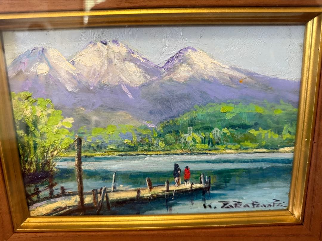 122.「新緑の妙高」髙橋一善 油絵