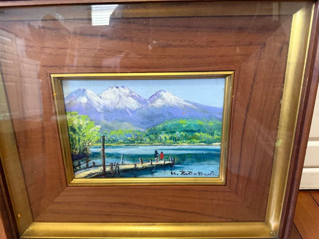 122.「新緑の妙高」髙橋一善 油絵