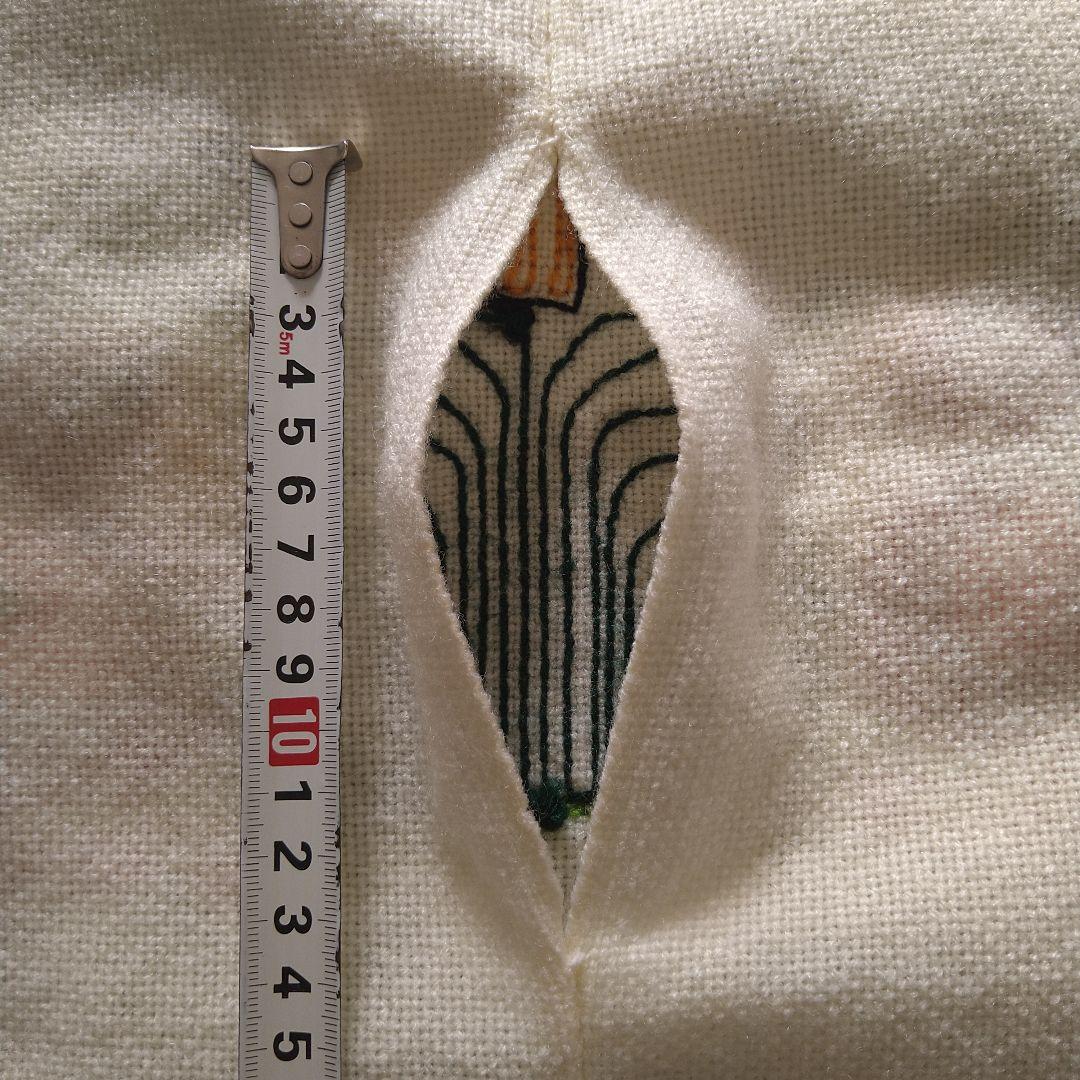 ペルー チチカカ湖 ウロス島 刺繍 クッションカバー 現地購入