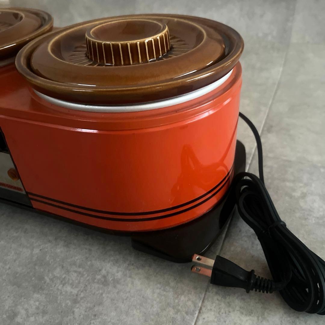 今西金属 クロックポット ミニツインクロック スロークッカー 昭和