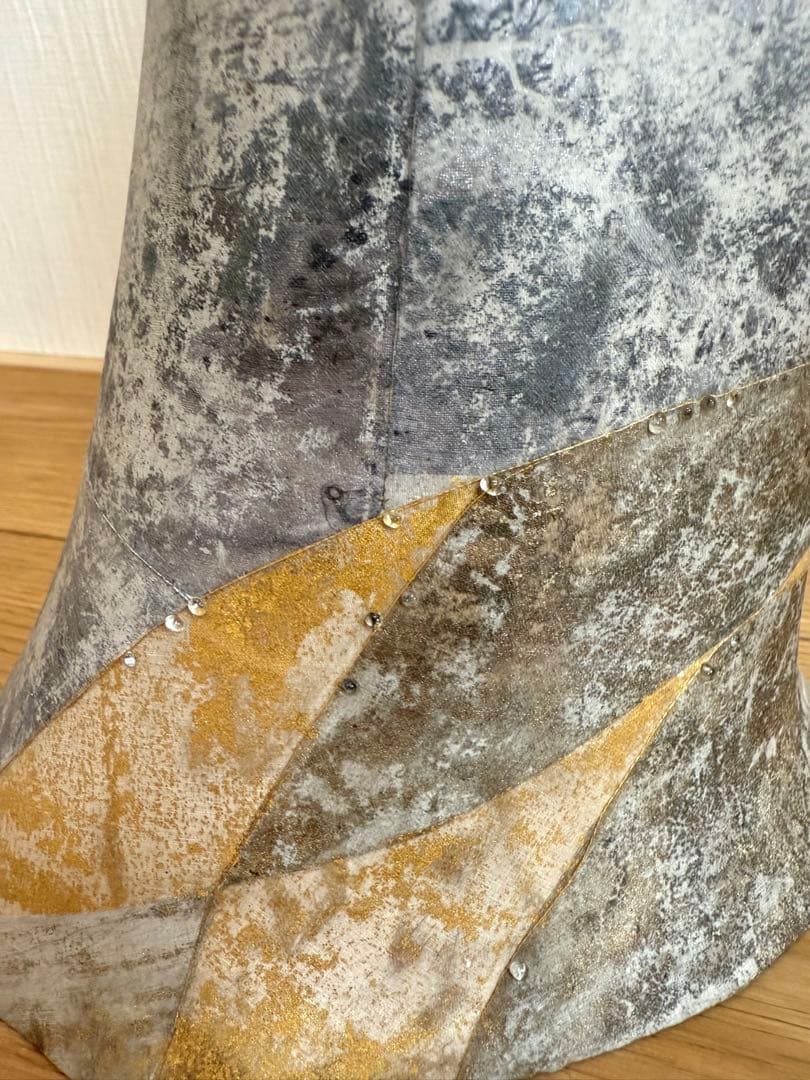 岩瀬なほみ　木彫布貼人形　秋露