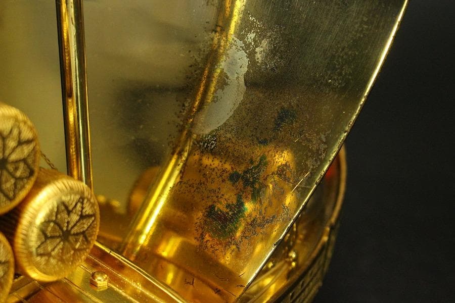 鍍金 宝舟 吉祥飾 置物(ZE411)