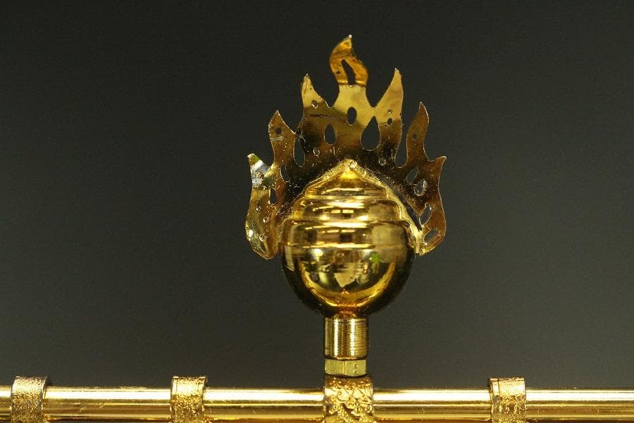 鍍金 宝舟 吉祥飾 置物(ZE411)