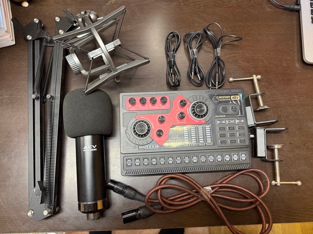 ACV コンデンサーマイク セット