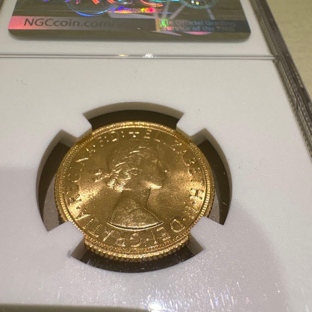 イギリス 1963年 ソブリン NGC MS65 - メルカリ