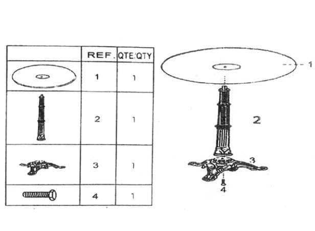 テーブル 大理石天板 白 クラシック アイアン アンティーク風 66504TL