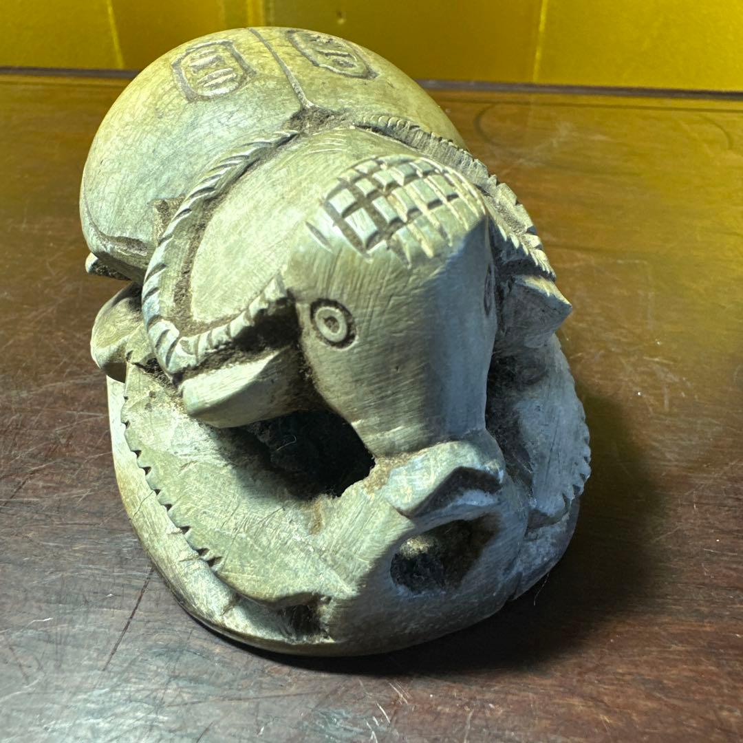 エジプトアンティーク置物スカラベ